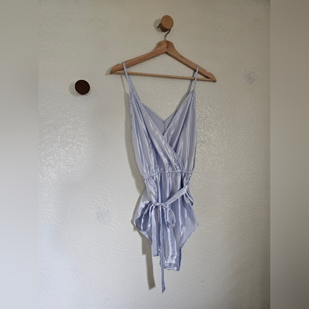 NWT Vintage Gold Label Victorias Secret Lavender Satin Women's Lingerie